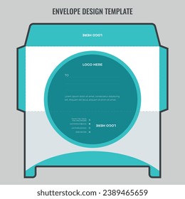 Modern Vector envelope design template