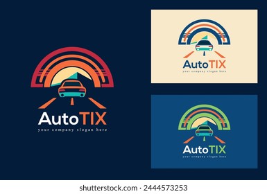 Modern vector Esports bike or car emblem logo design