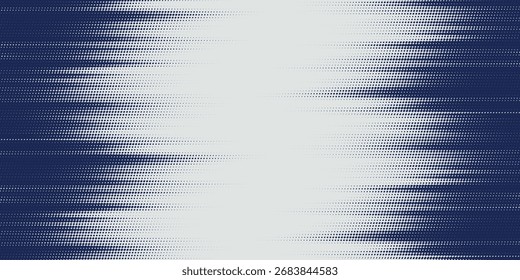 fundo de pontos de onda de meio-tom geométrico vetorial moderno. Padrão de grunge trançado futurista, pontos, círculos. fundo 
