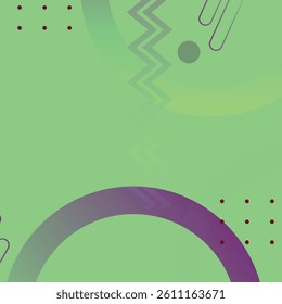 Modern Vector Geometric Shapes with Color Gradient Background – Abstract Seamless Pattern for Design