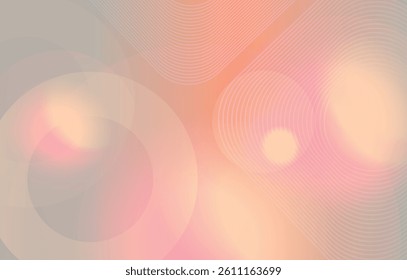 Modern Vector Geometric Shapes with Color Gradient Background – Abstract Seamless Pattern for Design