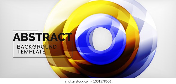 Modern vector geometrical abstract background
