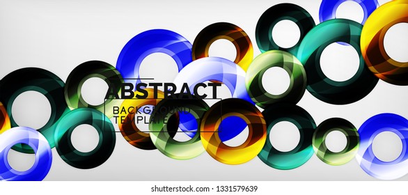 Modern vector geometrical abstract background