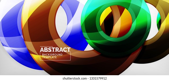 Modern vector geometrical abstract background