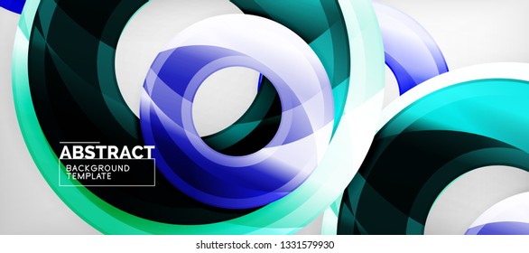 Modern vector geometrical abstract background
