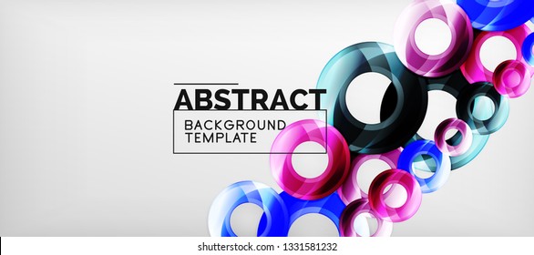 Modern vector geometrical abstract background