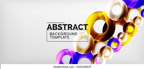 Modern vector geometrical abstract background