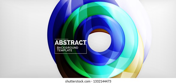 Modern vector geometrical abstract background