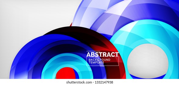 Modern vector geometrical abstract background