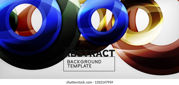 Modern vector geometrical abstract background