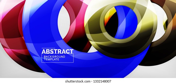 Modern vector geometrical abstract background