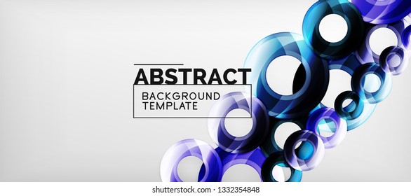 Modern vector geometrical abstract background