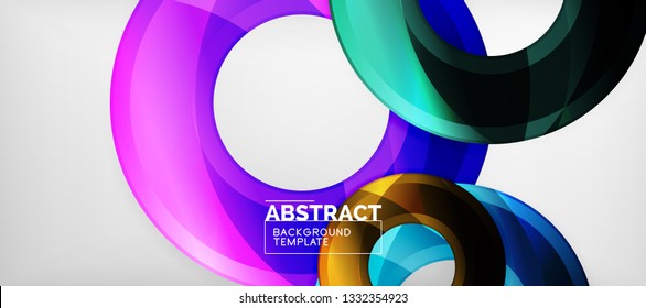 Modern vector geometrical abstract background