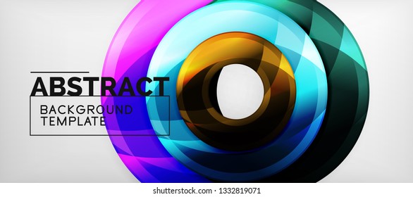 Modern vector geometrical abstract background