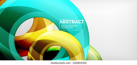 Modern vector geometrical abstract background