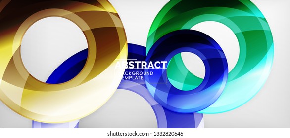 Modern vector geometrical abstract background