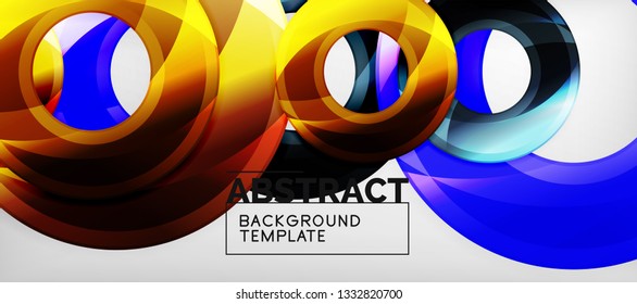 Modern vector geometrical abstract background