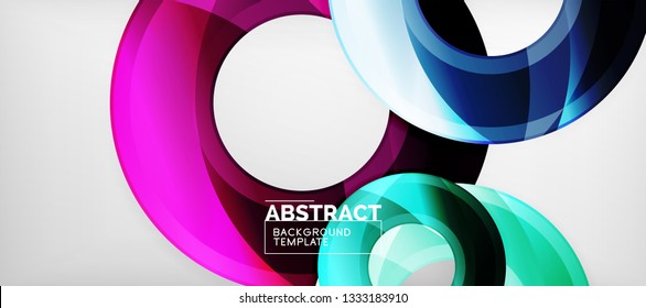 Modern vector geometrical abstract background