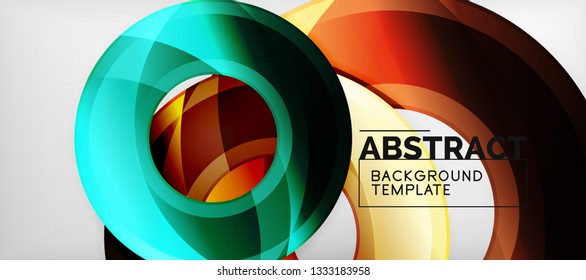 Modern vector geometrical abstract background