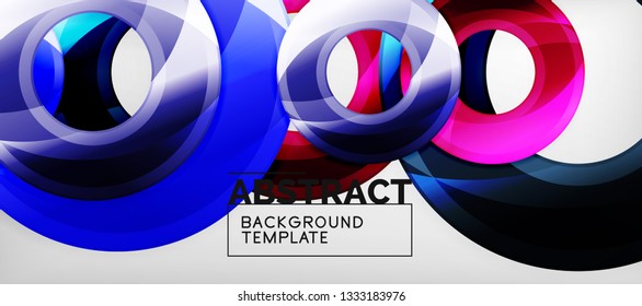 Modern vector geometrical abstract background
