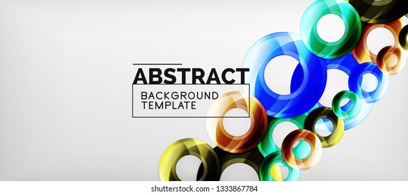 Modern vector geometrical abstract background