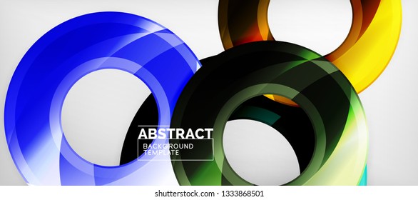 Modern vector geometrical abstract background