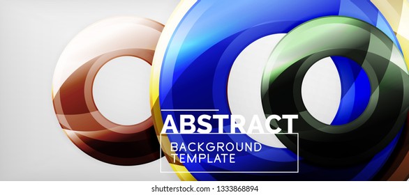 Modern vector geometrical abstract background