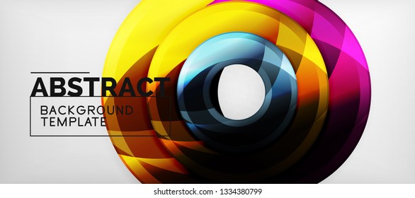 Modern vector geometrical abstract background