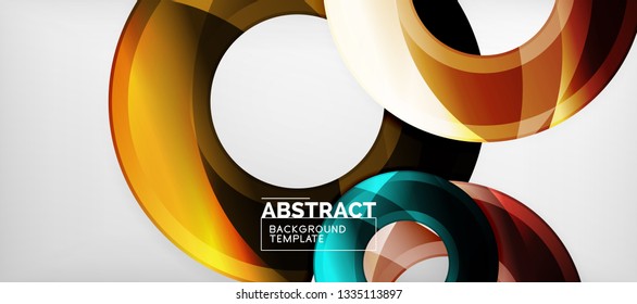 Modern vector geometrical abstract background
