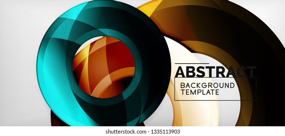 Modern vector geometrical abstract background