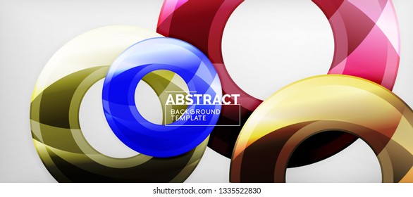 Modern vector geometrical abstract background