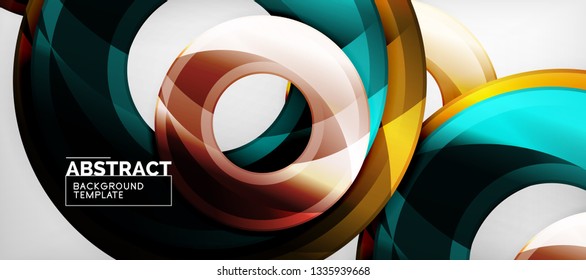 Modern vector geometrical abstract background
