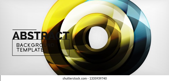 Modern vector geometrical abstract background