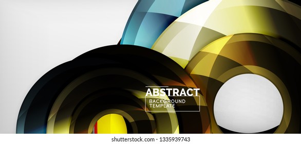 Modern vector geometrical abstract background