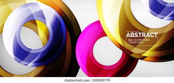 Modern vector geometrical abstract background