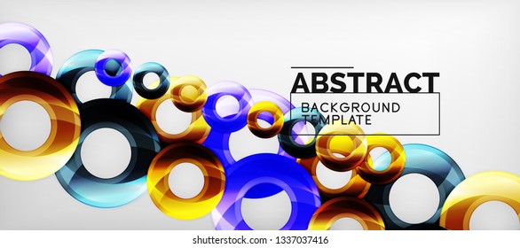 Modern vector geometrical abstract background