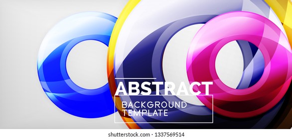 Modern vector geometrical abstract background
