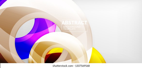 Modern vector geometrical abstract background