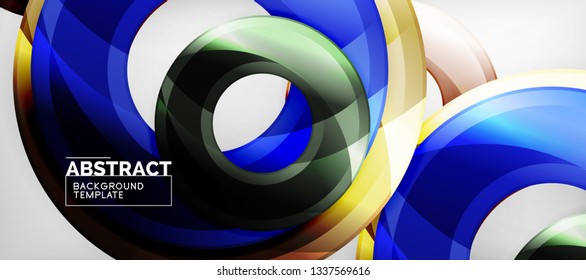 Modern vector geometrical abstract background