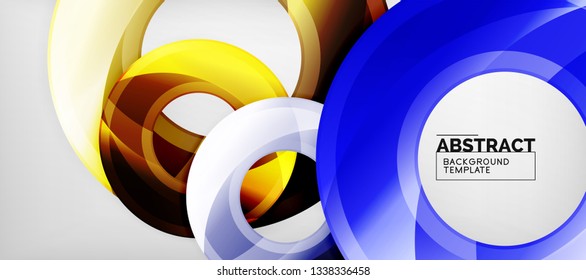 Modern vector geometrical abstract background