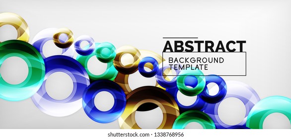 Modern vector geometrical abstract background