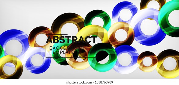 Modern vector geometrical abstract background