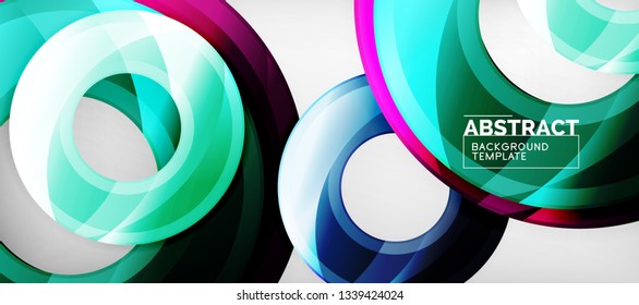 Modern vector geometrical abstract background