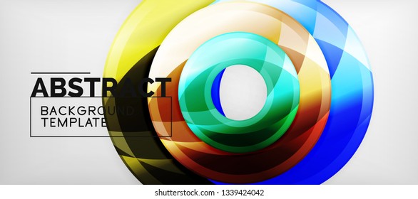 Modern vector geometrical abstract background
