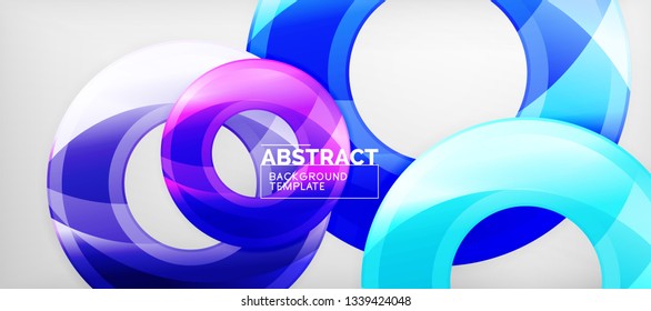 Modern vector geometrical abstract background