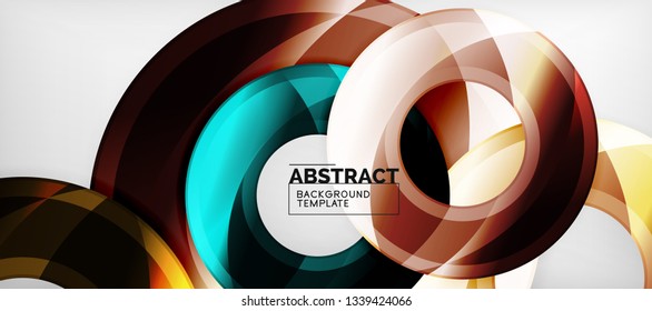 Modern vector geometrical abstract background