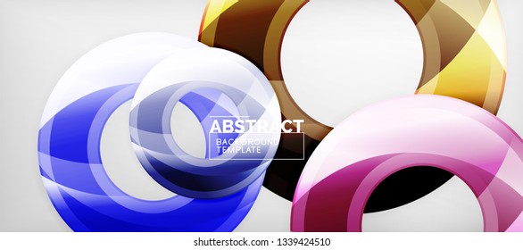 Modern vector geometrical abstract background