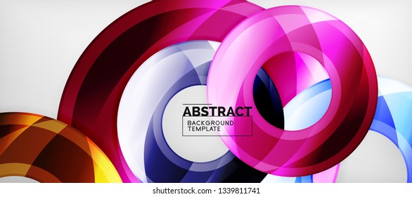 Modern vector geometrical abstract background