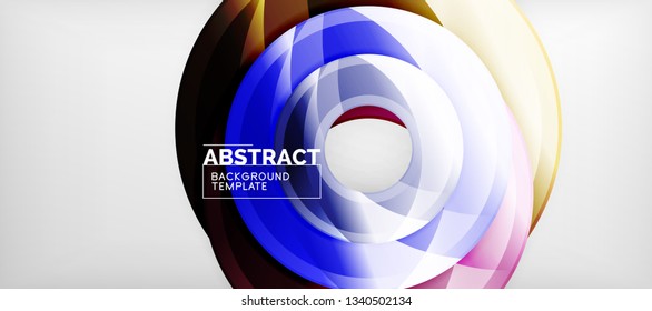 Modern vector geometrical abstract background