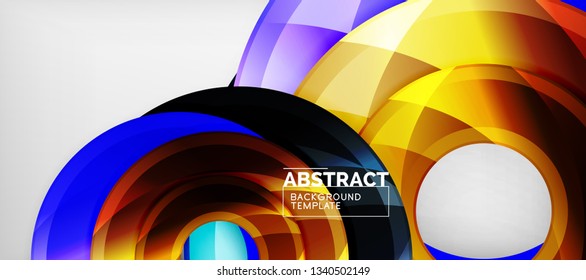 Modern vector geometrical abstract background